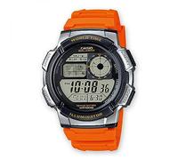 CASIO COLLECTION AE-1000W-4BV DIGITAL 4 TIME ZONES 5 ALARMS WR 100M BRAND NEW