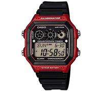 Casio Mens Watch - AE-1300WH-4AVDF Black Dial Black Band