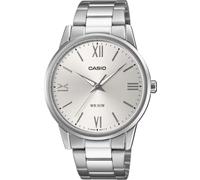 Casio Men's Watch MTP-1303DD-7AV Silver Steel Analog White Dial 50 m