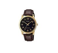 Casio Men's Watch MTP-V001GL-1B - Classic Black Dial with Gold-Tone Case and Bla