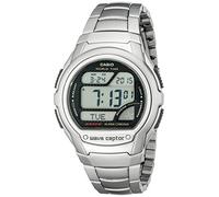 Casio Men Digital Quartz Watch with Stainless Steel Strap WV58DA-1AV