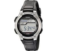 Casio Midsize W212H-1AV Digital Sport Watch, Black, W-212H-1AV
