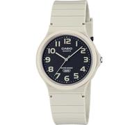 Casio MQ-24UC-8BDF Men's Analogue Quartz Watch with Resin Strap, Black/White, Classic