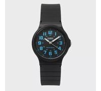 Casio MQ-71-2B | Unisex Analog Quartz Wrist Watch, Black Resin Band, Blue Accent