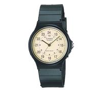 Casio MQ24-9B Unisex Military Dial Black Rubber Strap Casual 3-Hand Analog Watch