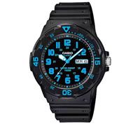 CASIO MRW-200H-2 Men's Analogue Quartz Watch with Resin Strap, Black, Bracelet