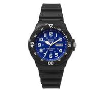 CASIO MRW-200H-2B2 | Men's Analog Sport Watch | Blue Dial | Rotating Bezel | 100