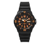 Casio MRW-200H-4B | Bold Red Dive-Style Analog Watch for Men | Sporty. Confident