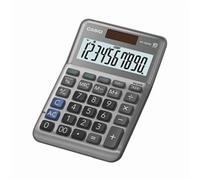 Casio MS-100FM 10 Digit Desktop Calculator Silver MS-100FM-WA-UP