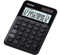 Casio MS-20UC-BK Calculator Black 12-digit large display