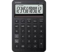CASIO MS-200DQ small desktop calculator with aluminum front, black