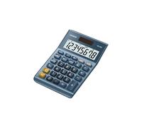 Casio MS-80B 8-Digit Desktop Calculator, Blue Small