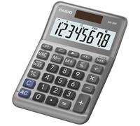 CASIO MS-80F Desk Calculator 8-Digit, Metal Front, Tax, Currency