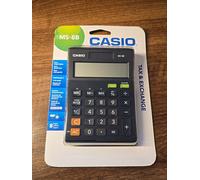 Casio MS-8B Digit Tax Desk Calculator - Black