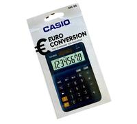 Casio MS-8E Desktop Calculator 8 Digit LCD Display Blue Euro Currency Conversion