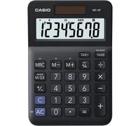CASIO MS-8F Desk Calculator 8-Digit, Tax, Currency