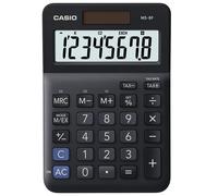 CASIO MS-8F Desk Calculator 8-Digit, Tax, Currency