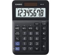 CASIO MS-8F Desk Calculator 8-Digit, Tax, Currency