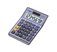 Casio MS-80E 8 Digit Tax /Euro Calculator Metal Cover