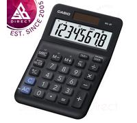 Casio MS8F-WA Desk Calculator with Tax Calculations for Office & Home Use│Black