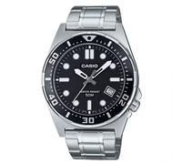 CASIO MTD-135D-1A Men's Watch Steel Diver Style Black Dial