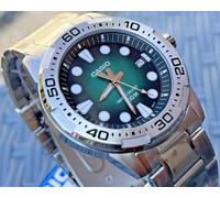 CASIO MTD-140D-3AVDF MENS SILVER EMERALD GREEN BLACK MARINE SPORTS DIAL WATCH
