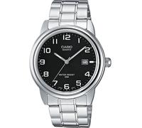 Casio MTP-1221A-1AVEG Wristwatch Collection 39mm Quartz Unisex Black Silver 5...