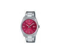 Casio Collection MTP-1302PD-4AVEF Red Dial Stainless Steel Bracelet Watch