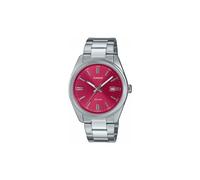 Casio Collection MTP-1302PD-4AVEF Red Dial Stainless Steel Bracelet Watch