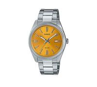 Casio MTP-1302PD-9AVEF Stainless Steel Yellow Dial Bracelet Watch, Yellow, Women Yellow