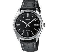 Casio MTP-1302PL-1AVEF Wristwatch Collection 39mm Quartz Unisex Black Silver ...