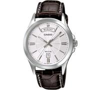 Casio MTP-1381 Series Analog Quartz Men's Watch, Dark Brown MTP-1381L-7AV, Classic