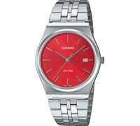 Casio MTP-B145D-4A2VEF Timeless Collection 35mm 5ATM Quartz Unisex Red Silver