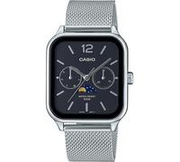Casio MTP-M305M-1AVER Mens Watch Timeless Collection Moonphase 34mm 5ATM