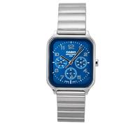 Casio MTP-M306D-2A Classic Multi-Dial Stainless Steel Black dial Watch 34 mm