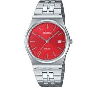 Casio MTP Series Analogue Quartz (35mm) Cherry Red Sunray Dial /