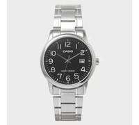 Casio MTP-V002D-1B | Men's Classic Analog Quartz Wrist Watch, Stainless Steel Ba