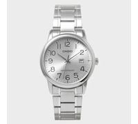 Casio MTP-V002D-7B | Men's Classic Analog Quartz Wrist Watch, Stainless Steel Ba