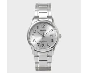 Casio MTP-V002D-7B | Men's Classic Analog Quartz Wrist Watch, Stainless Steel Ba