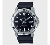 Casio Enticer Analog Black Dial Men's Watch MTP-VD01-1EVUDF, Stainless_Steel, Strap