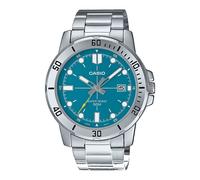 Casio MTP-VD01D-3E2V | Green Dial Metal Watch for Men | Cool Tone, Confident Sty