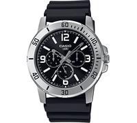 Casio MTP-VD300 Series Standard Quartz Men's Watch, Black Urethane Band MTP-VD300-1B