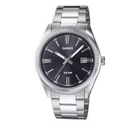 Casio MTP1302D-1A1 Black Dial Watch, Black