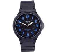 CASIO MW-240-2B Men's Analog Quartz Watch Resin Bracelet