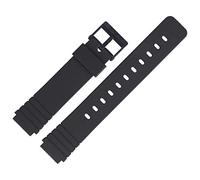 Casio MW-57 Watch Strap 16 mm Plastic Black