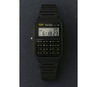 casio Plastic Strap Digital Calculator Watch for Men, Retro Style, 8-Digit