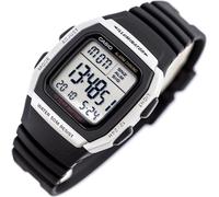 Casio Power LCD Digital Black Resin Strap Watch 50m W-96H-1AVES