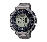 Casio Men Digital Tough Solar Watch with Titanium Strap PRG-340T-7CR