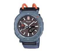 Casio PRJ-B001B Series | Pro Trek | Tough Solar | (Black/Blue) | Environmentally Friendly Bio Resin | Digital Bluetooth Watch, Black, Modern