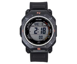 Casio Pro Trek Black Dial Solar Sports 100M Bio-Based Resin Men's Watch PRG-69-1